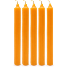Solid Colour Dinner Candle Set - Pack of 21 - Rustic Mango product image 2