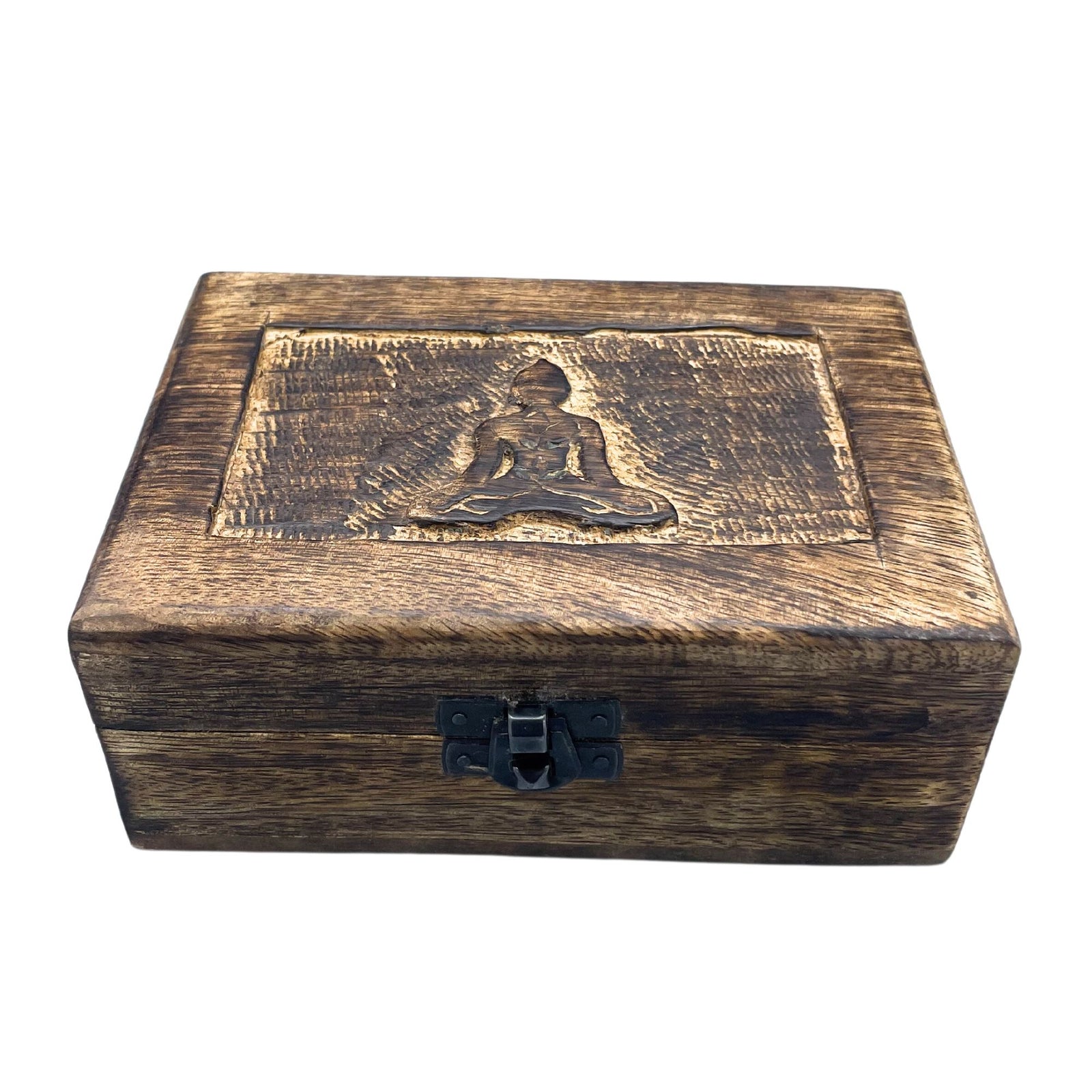 Medium Wooden Keepsake Box 15x10x6cm - Buddha product image