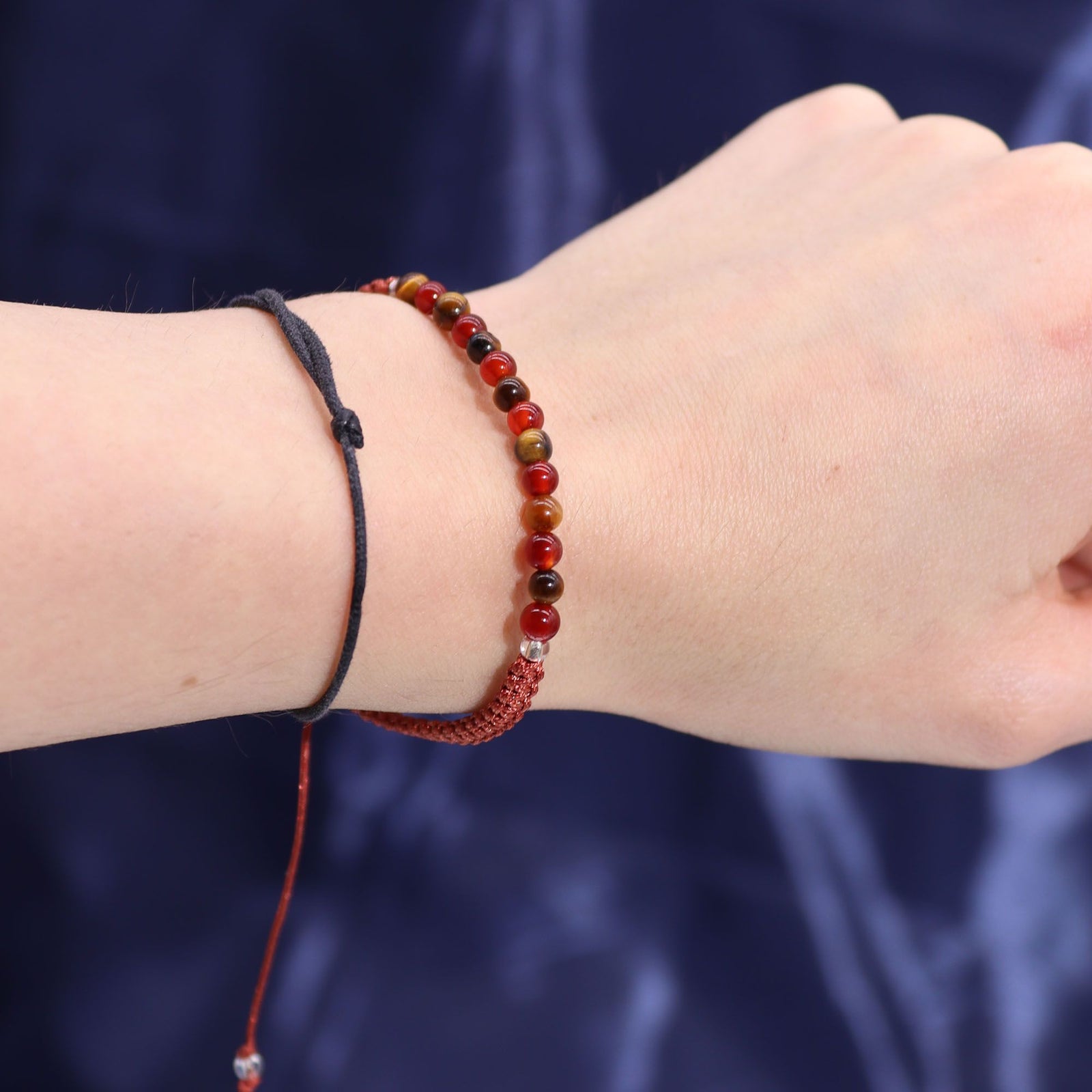 Zodiac Crystal Candle with Gemstone Bracelet - Leo product image