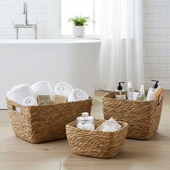 Seagrass Square Baskets - Natural - Set of 3 product image 7
