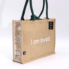 Hop Hare Jute Big Bag - I am Loved product image