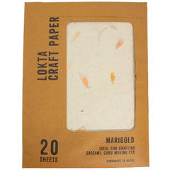 A4 - Lokta Craft Paper (20 sheet pack) - Marigold product image 2
