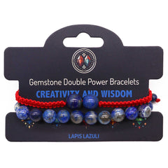 Gemstone Double Power Bracelets- Lapis Lazuli product image 3