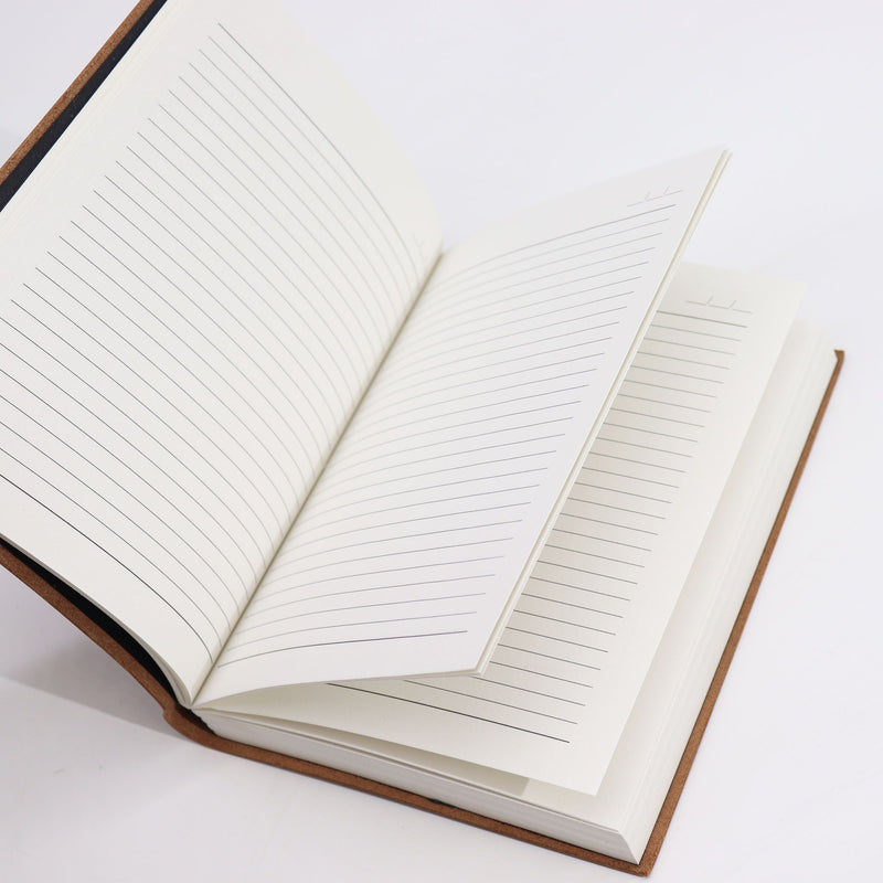 Black Tan Daily Note Book - 100 Lined Pages - 20x15cm product image