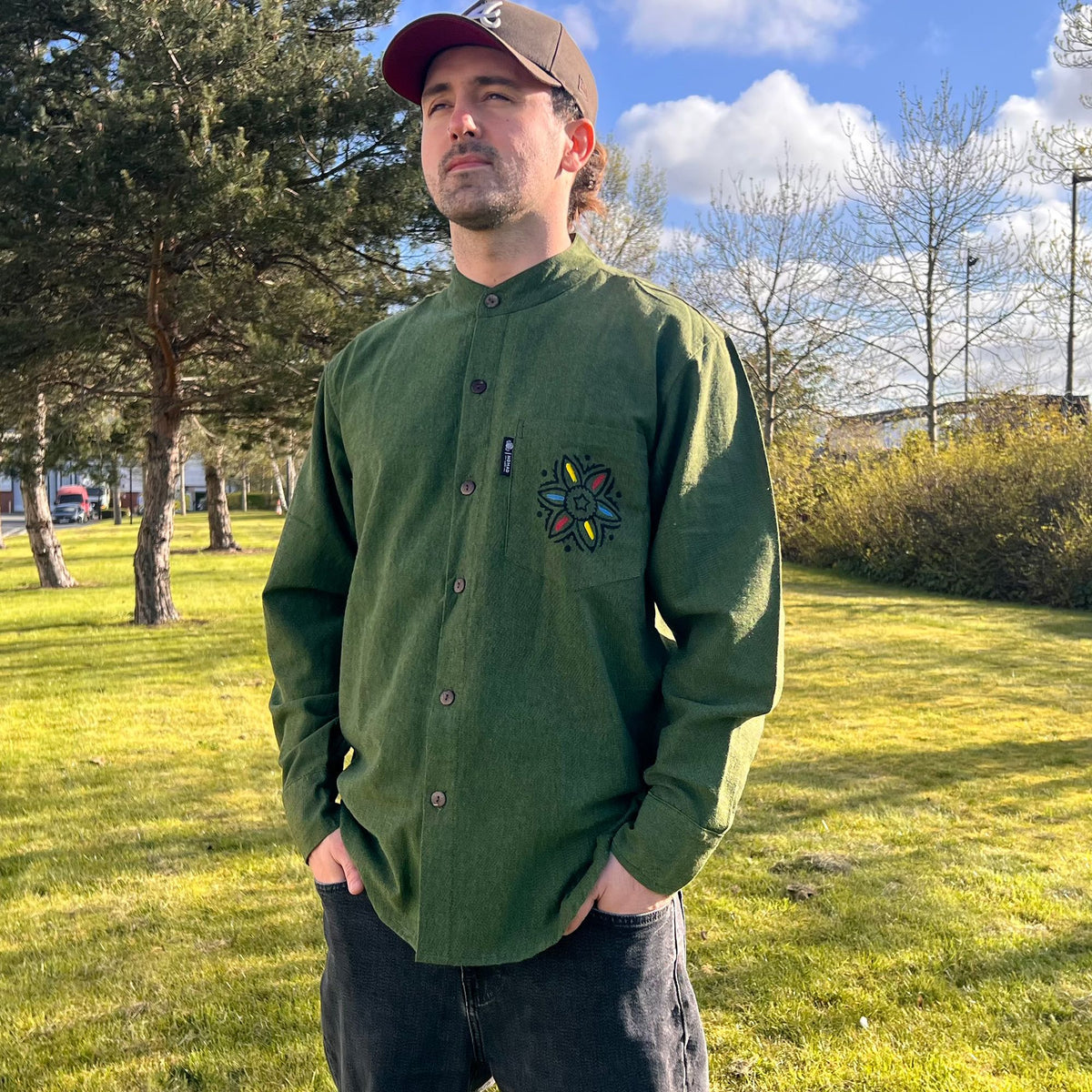 Nomad Sari Kathmandu Shirt - Forest Green - Medium product image 4
