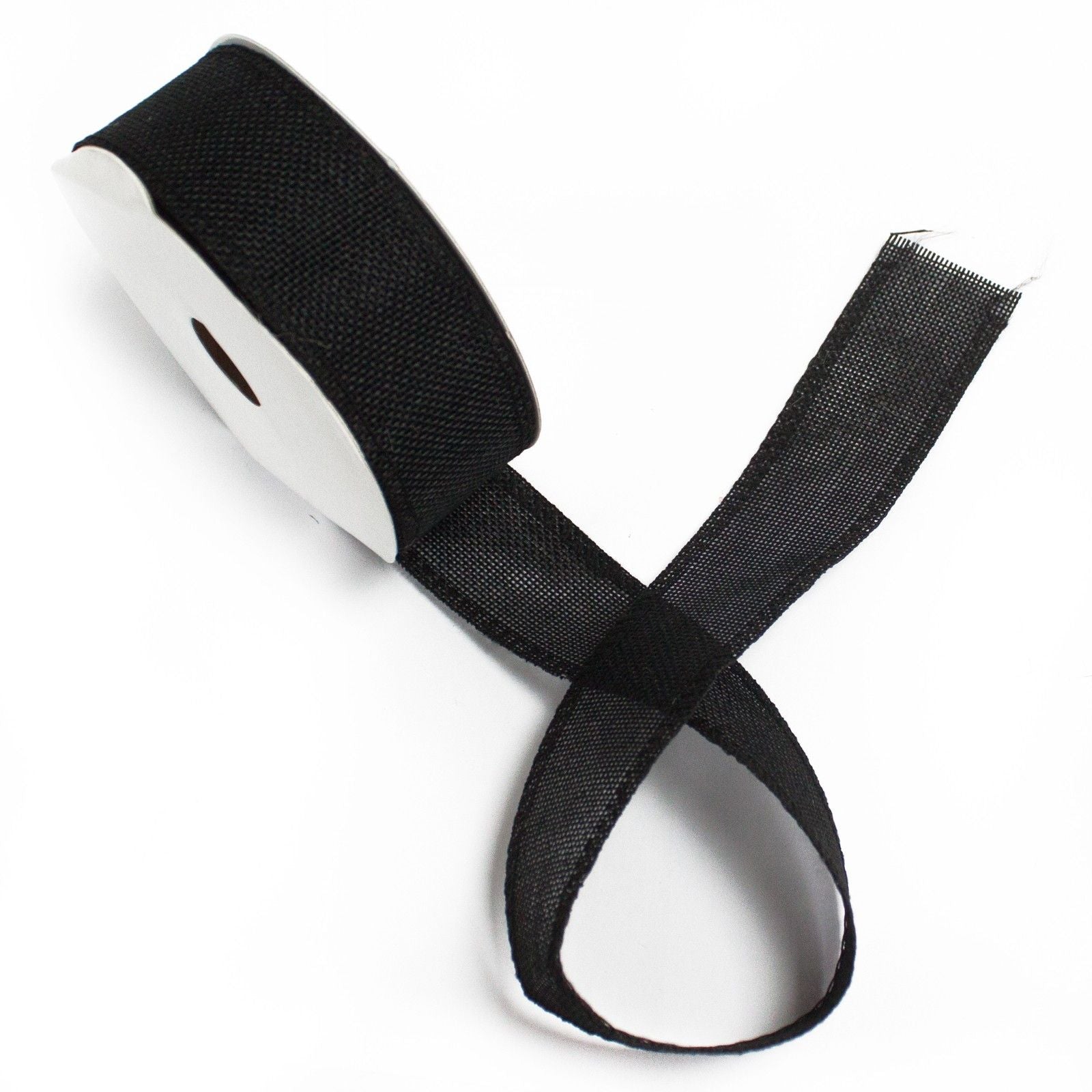 Natural Texture Ribbon 38mm x 20m - Black product image