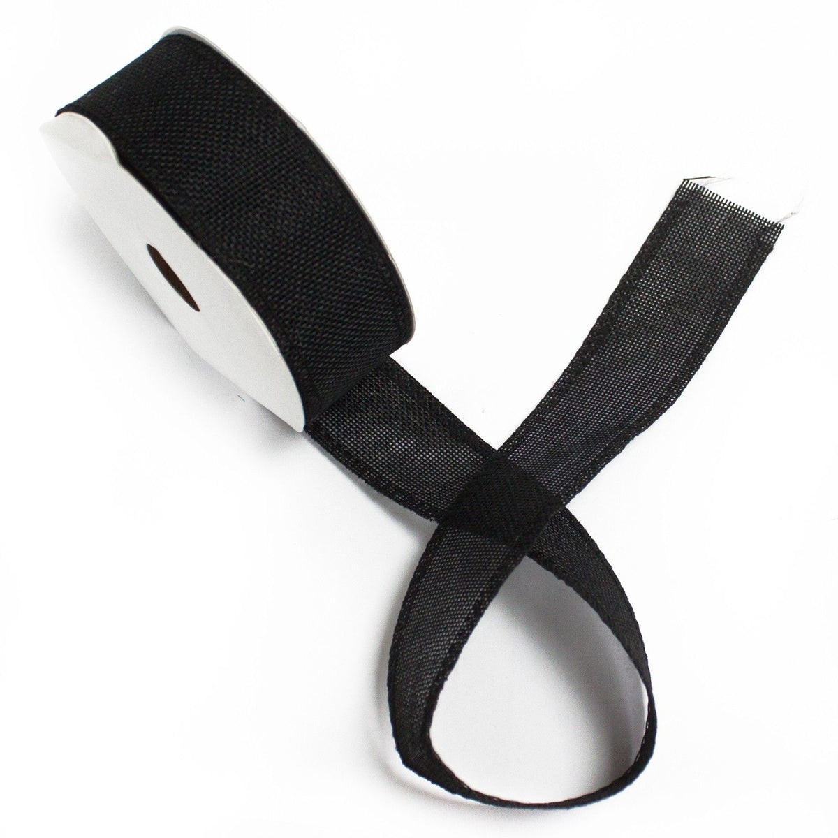 Natural Texture Ribbon 38mm x 20m - Black product image