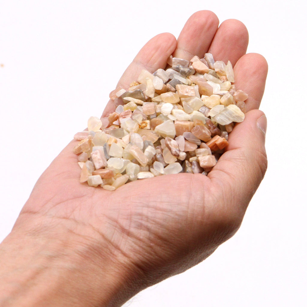 Moonstone Gemstone Chips Bulk - 1KG product image