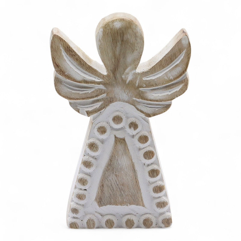 Mango Wood Angel - Whitewash product image