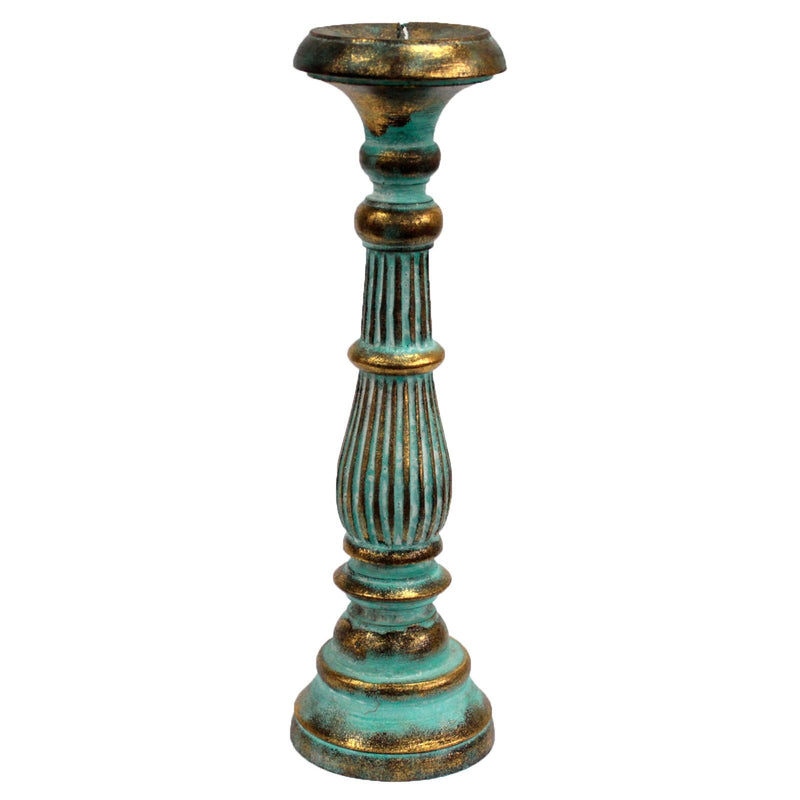 Large Candle Stand - Turquois Gold product image