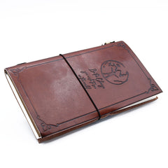 Handmade Leather Journal - Be the Change - Brown (80 pages) product image