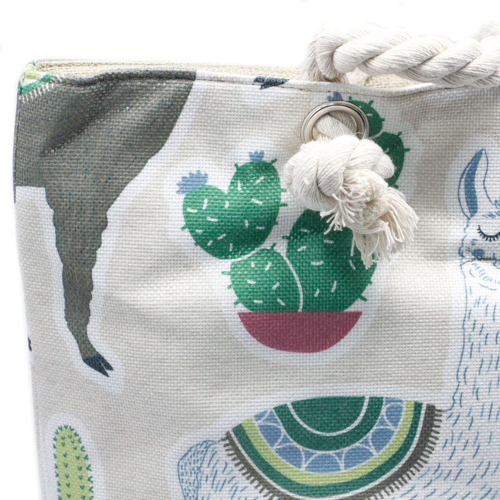 Rope Handle Bag - Llamas product image 3