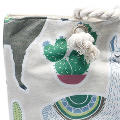 Rope Handle Bag - Llamas product image 3