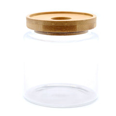 Cottage Bamboo Glass Jar - 10cm product image 2