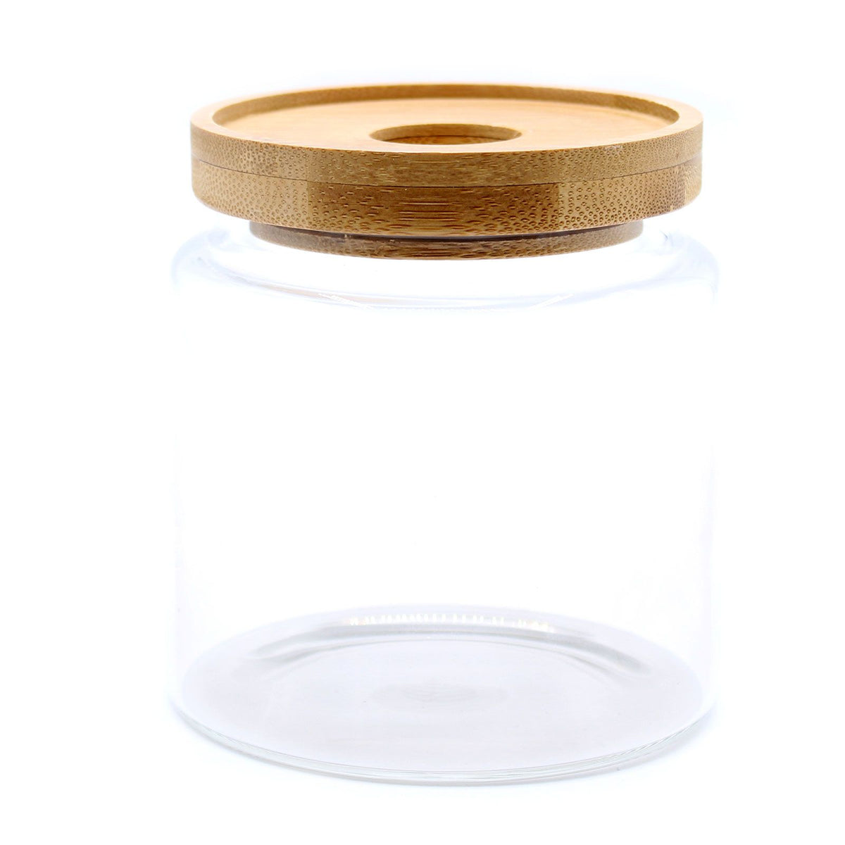 Cottage Bamboo Glass Jar - 10cm product image 2