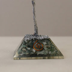 Gemstone Tree with Organite Base - 80 Stone - Moss Agate product image 2