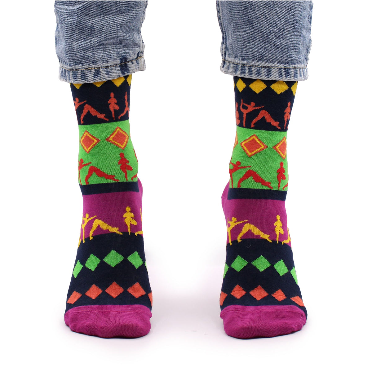 Hop Hare Bamboo Socks S/M - Yoga Poses product image 3