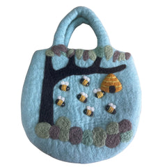 Tree and Beehive Felted Bag product image 6