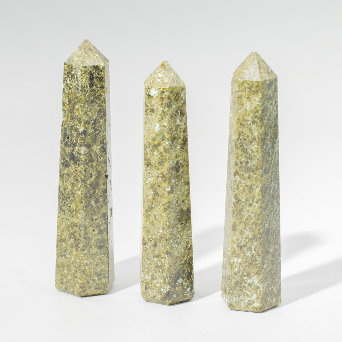 Gemstone Six Face Obelisk Point approx 11cm - Epidote product image 3