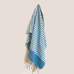 Cotton Pario Throw - 100x180 cm - Sky Blue product image