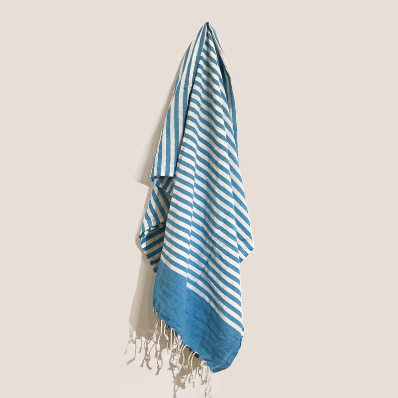 Cotton Pario Throw - 100x180 cm - Sky Blue product image
