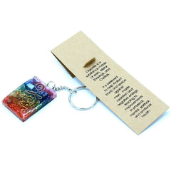 Orgonite Power Keyring - Home Protect Copper and Chakra product image 4