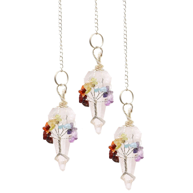 Magic Pendulum - Seven Chakra - Rock Quartz product image
