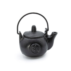 Small Cast Iron Ritual Pot with Pentagon 8x8x10cm product image 7