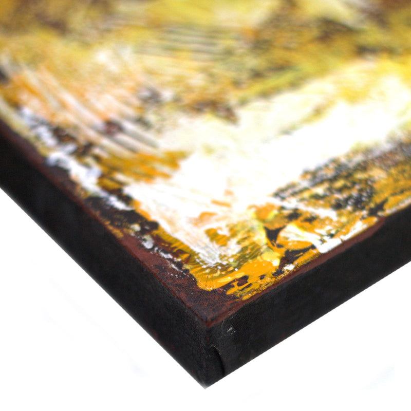 Buddha Painting - Gold Face & Lotus Flower product image