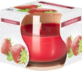 Scented Glass Jar Candle - Strawberry
