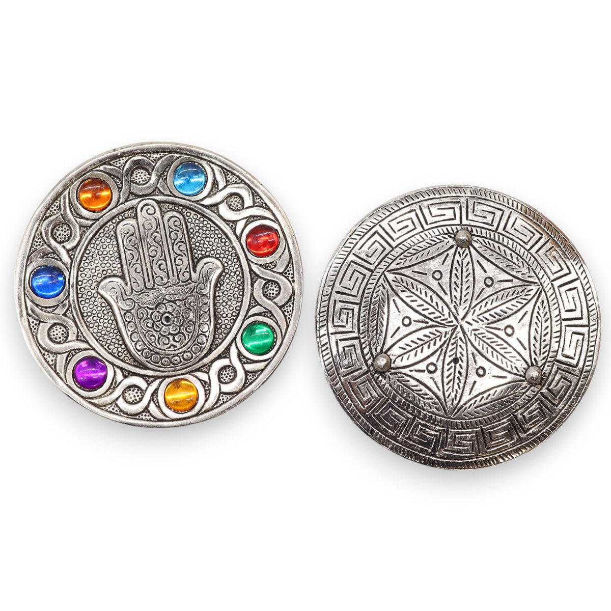 Seven Chakra Hamsa Incense Holder product image 2