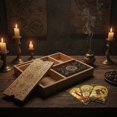 Four Section Tarot Box with Card Holder product image 6