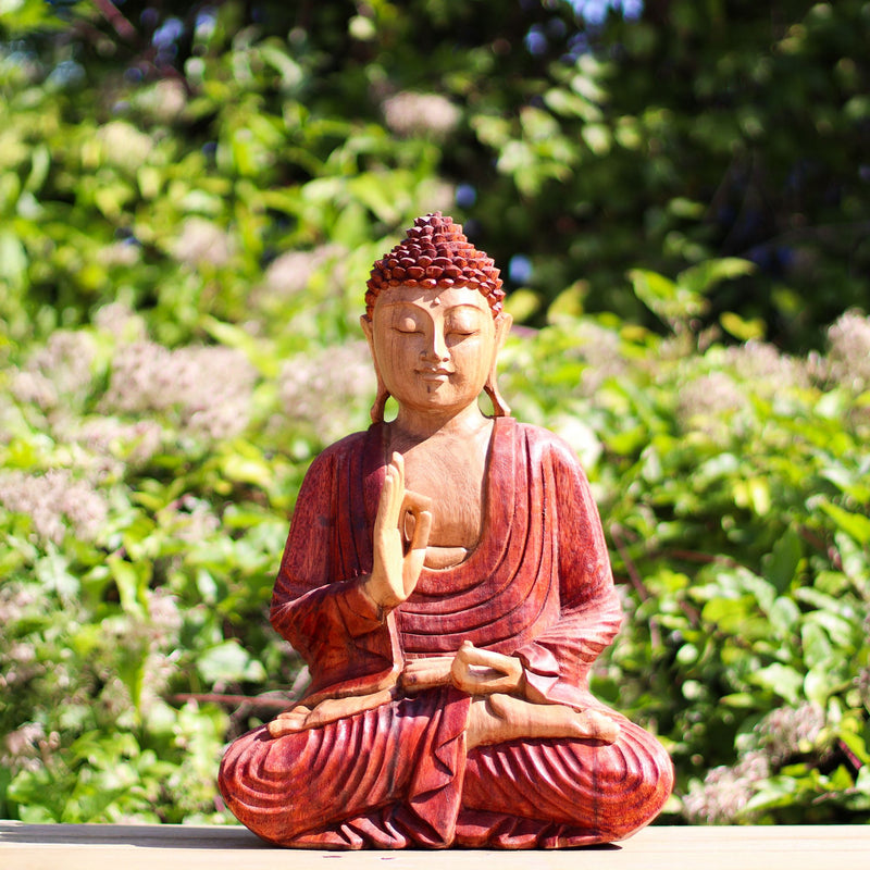 Hand Carved Buddha Statue - 30cm Teaching Transmission product image