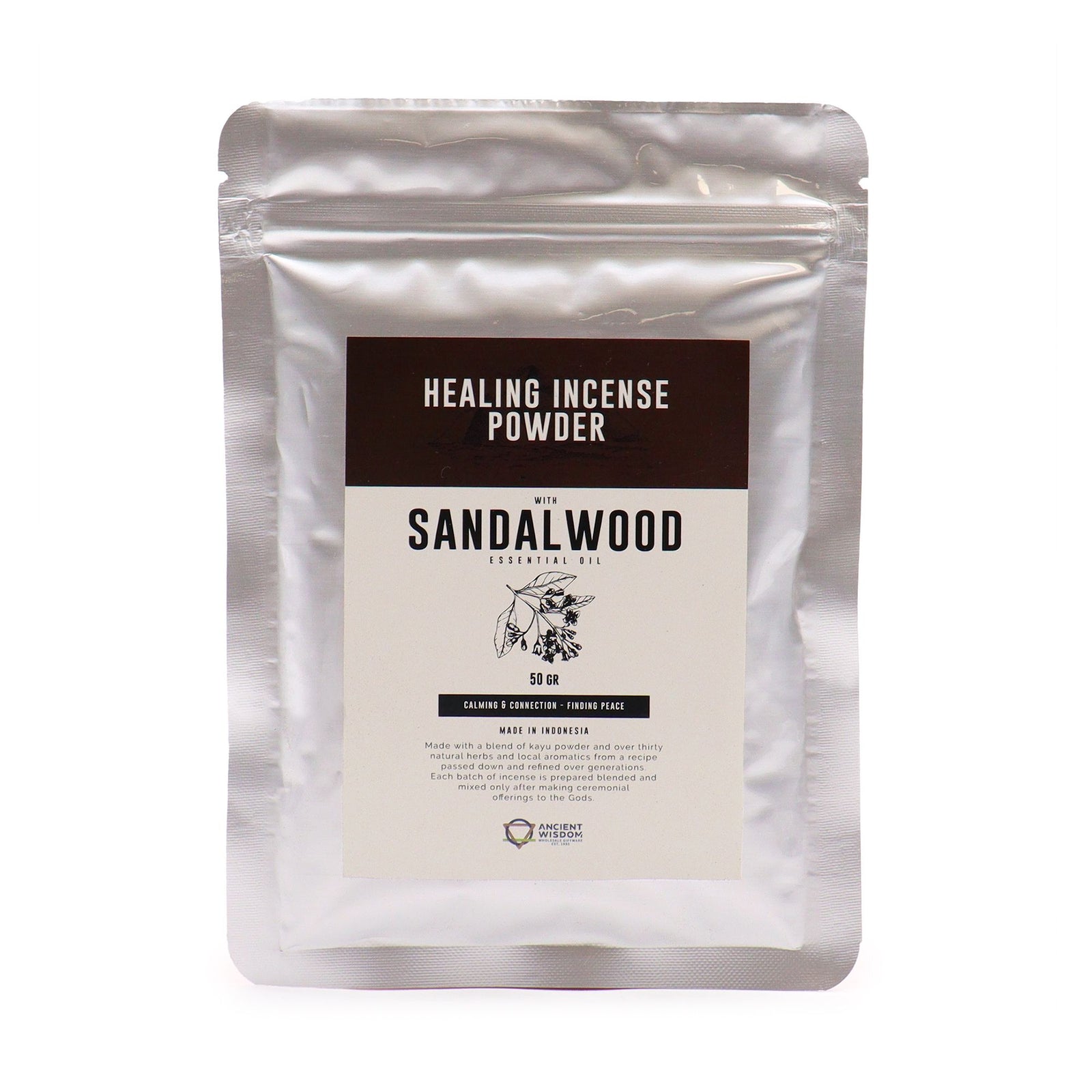 Healing Incense Powder - Sandalwood 50gm product image