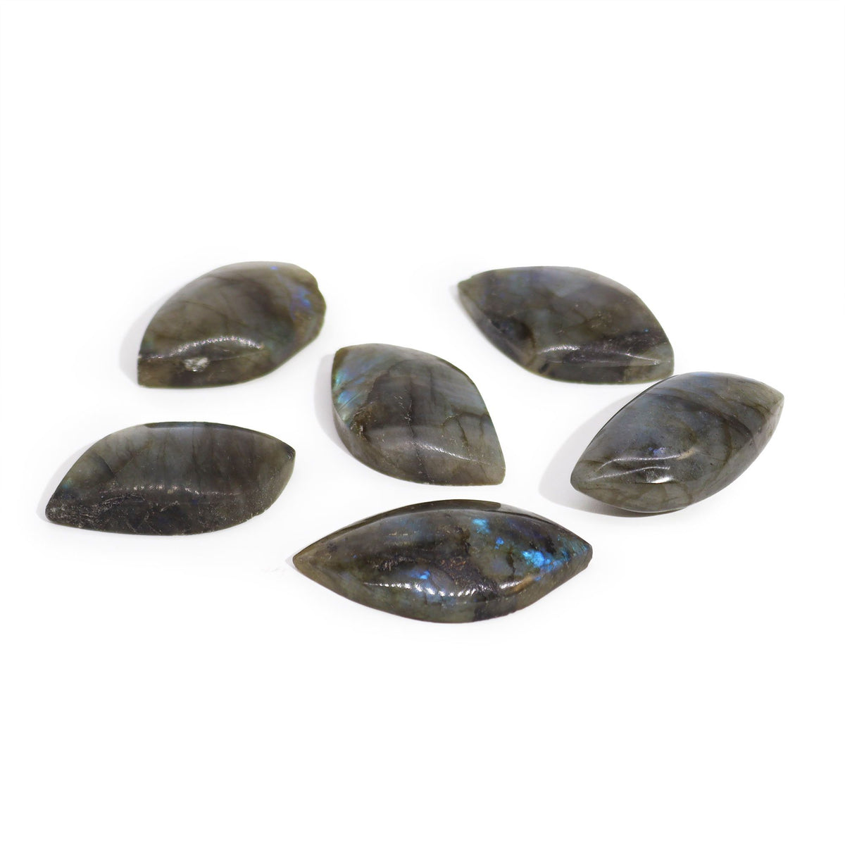 Madagascar Labradorite Leaf Stone (approx 15-20gms 45-55mm) product image 3