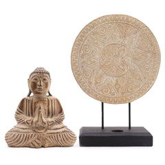 Buddha Feng Shui Set - Classic Mandala - Natural product image