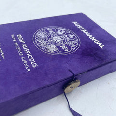 Rope Incense and Silver Plated Holder Set - Astamangal product image 3