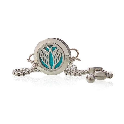 Aromatherapy Jewellery Chain Bracelet - Angel Wings - 20mm product image 7