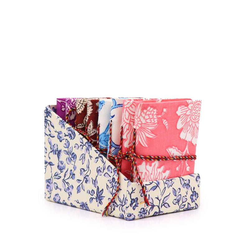 Floral Print Assorted Cotton Bound Notebooks 7x10cm product image