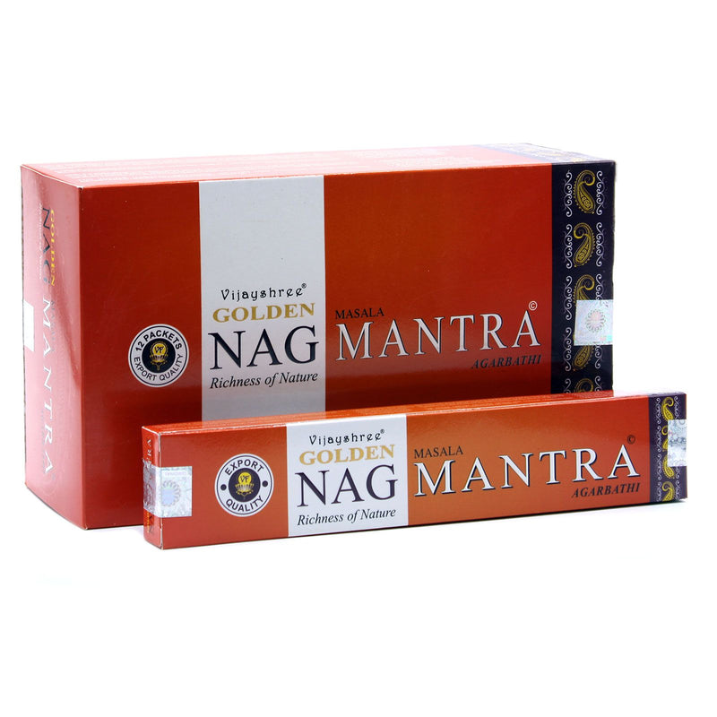 15g Golden Nag - Mantra Incense product image