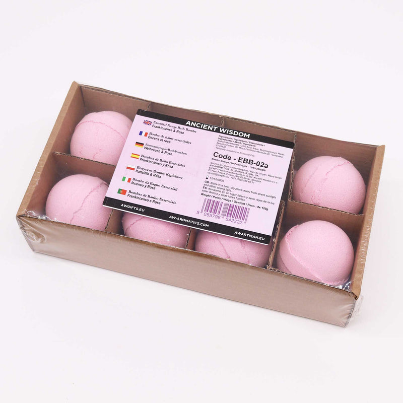 Essential Oil Bath Bomb - Frankincense & Rose product image