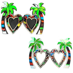 Large Mosaic Coconut Picture Frame - Double product image 3