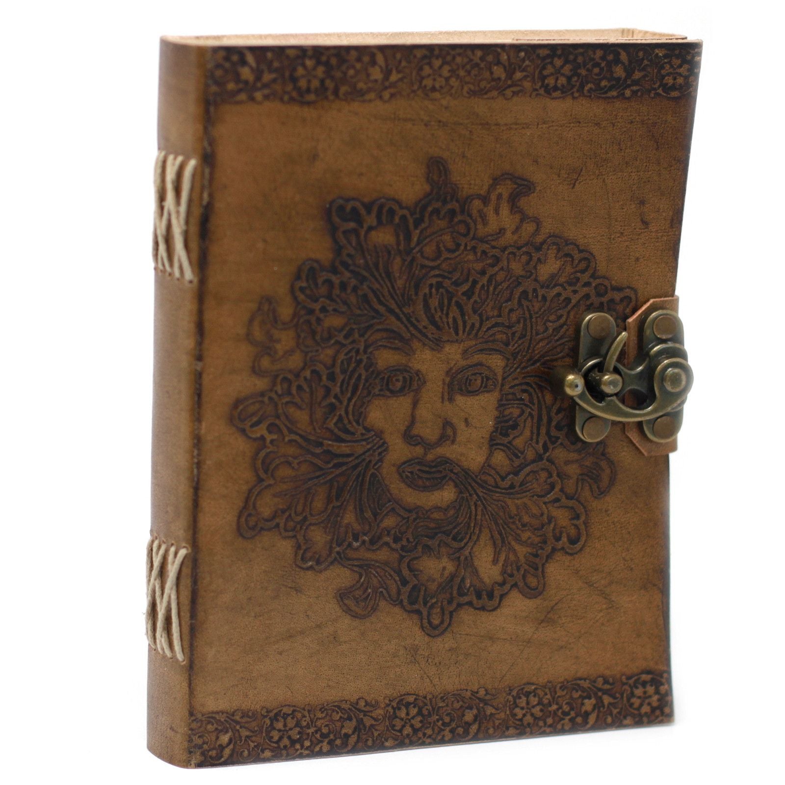 Leather Greenman Notebook (6x8") product image