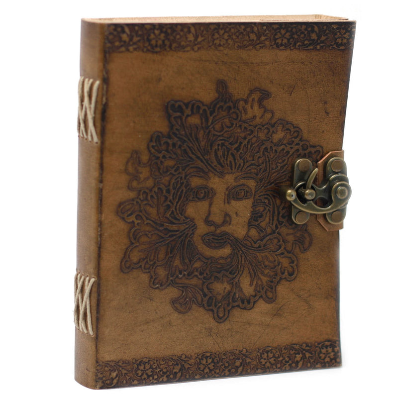 Leather Greenman Notebook (6x8") product image