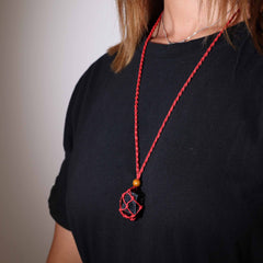 Gemstone Necklace Cord - Red product image 3