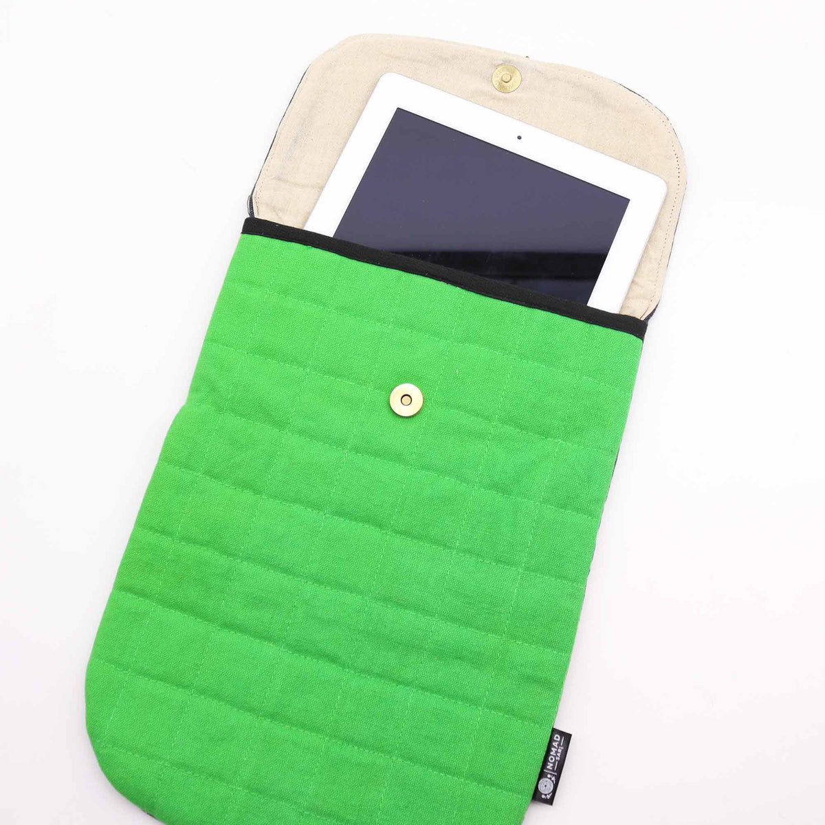 Laptop Padded Pouch - Frog Green - 14oz Stonewash - product image 4