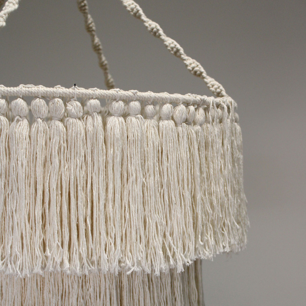 Macrame Soft Chandelier - Natural product image 3