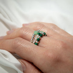 Nymph Spirit Gemstone Ring Set - Forest Spirit product image 5