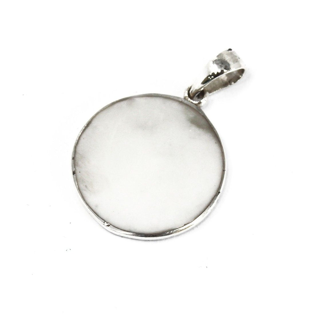 Tree of Life Silver Pendant 22mm - Mother of Pearl product image 3
