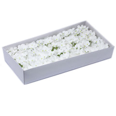 Craft Soap Flowers - Hyacinth Bean - White product image